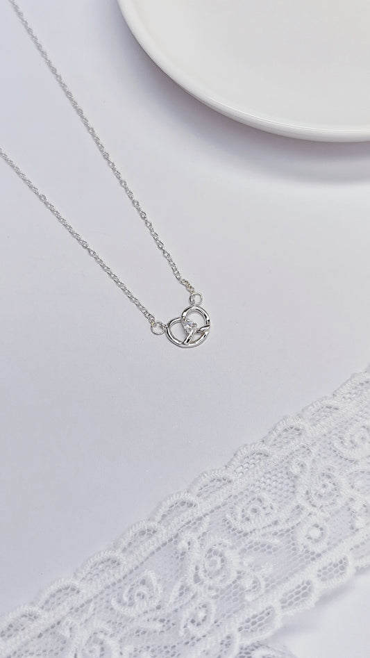 Pretzel Necklace