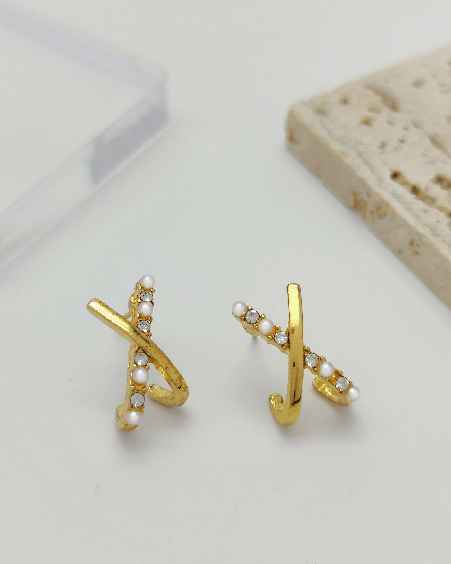 Charminz sterling silver daily earrings – minimalist design with S925 silver, perfect for clean and classy looks