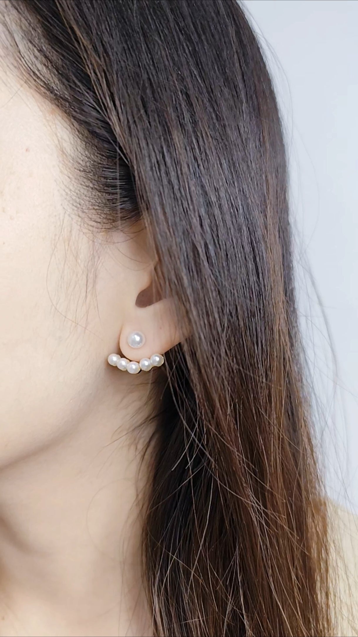 Athena Hidden Grace Jacket Earrings