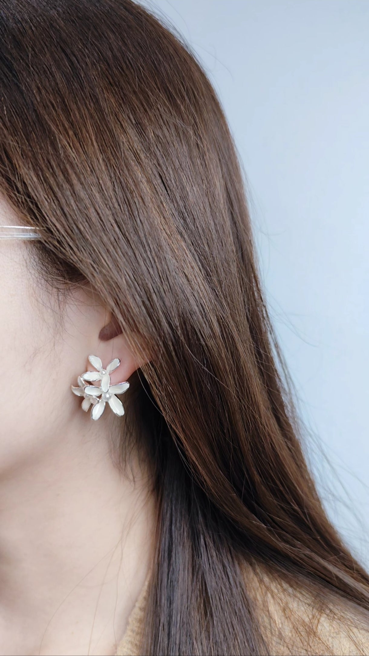 Fleur de Lily Stud Earrings