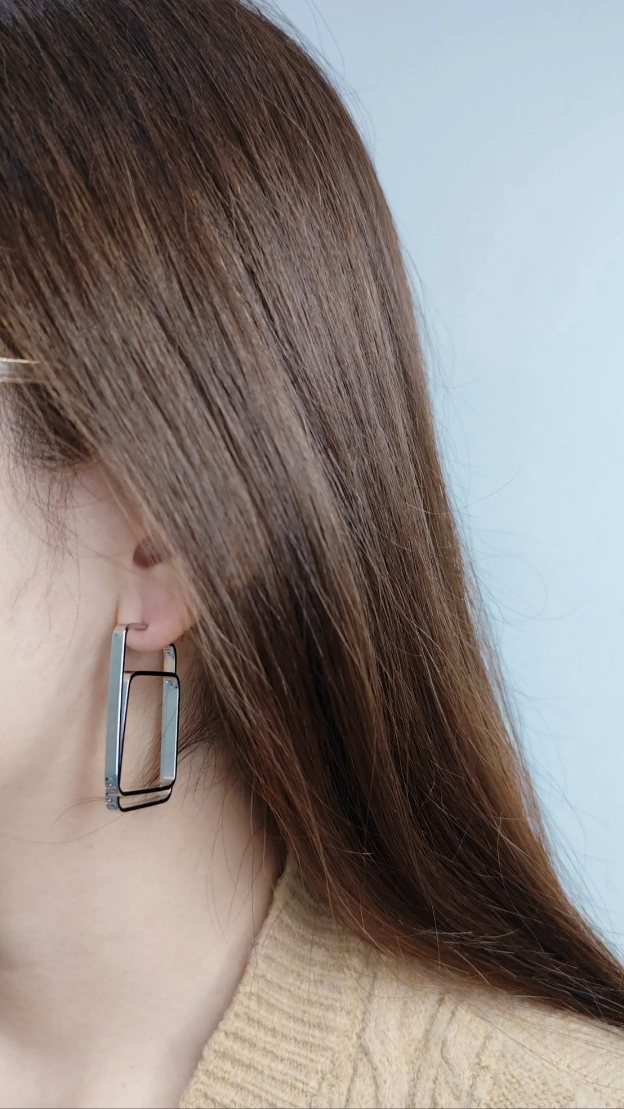 Urban Edge Hoop Earrings