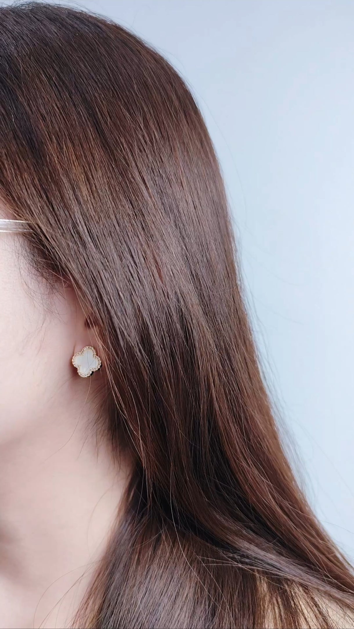 Charming Clover Stud Earrings