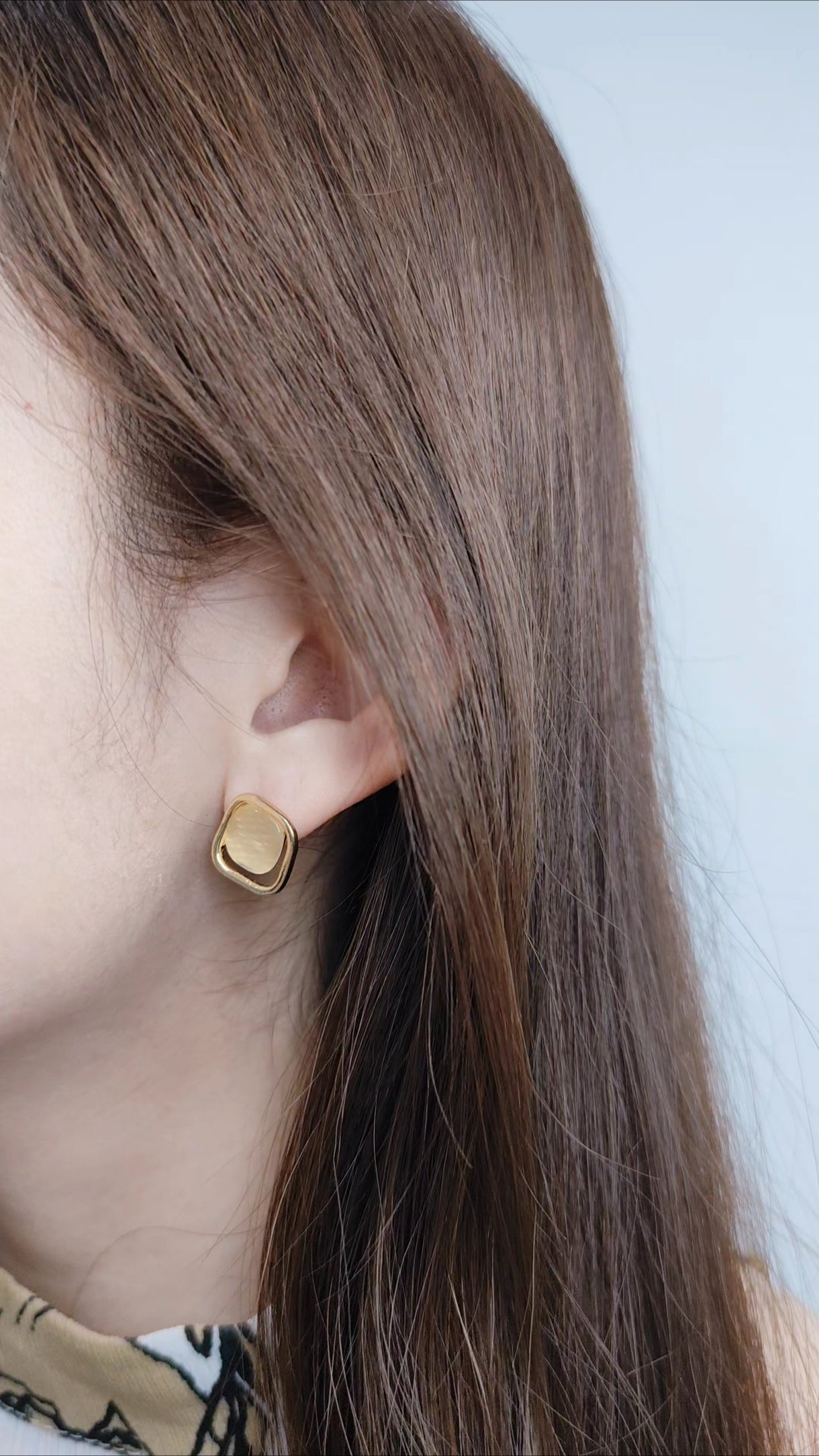 Layana Moon Gaze Stud Earrings