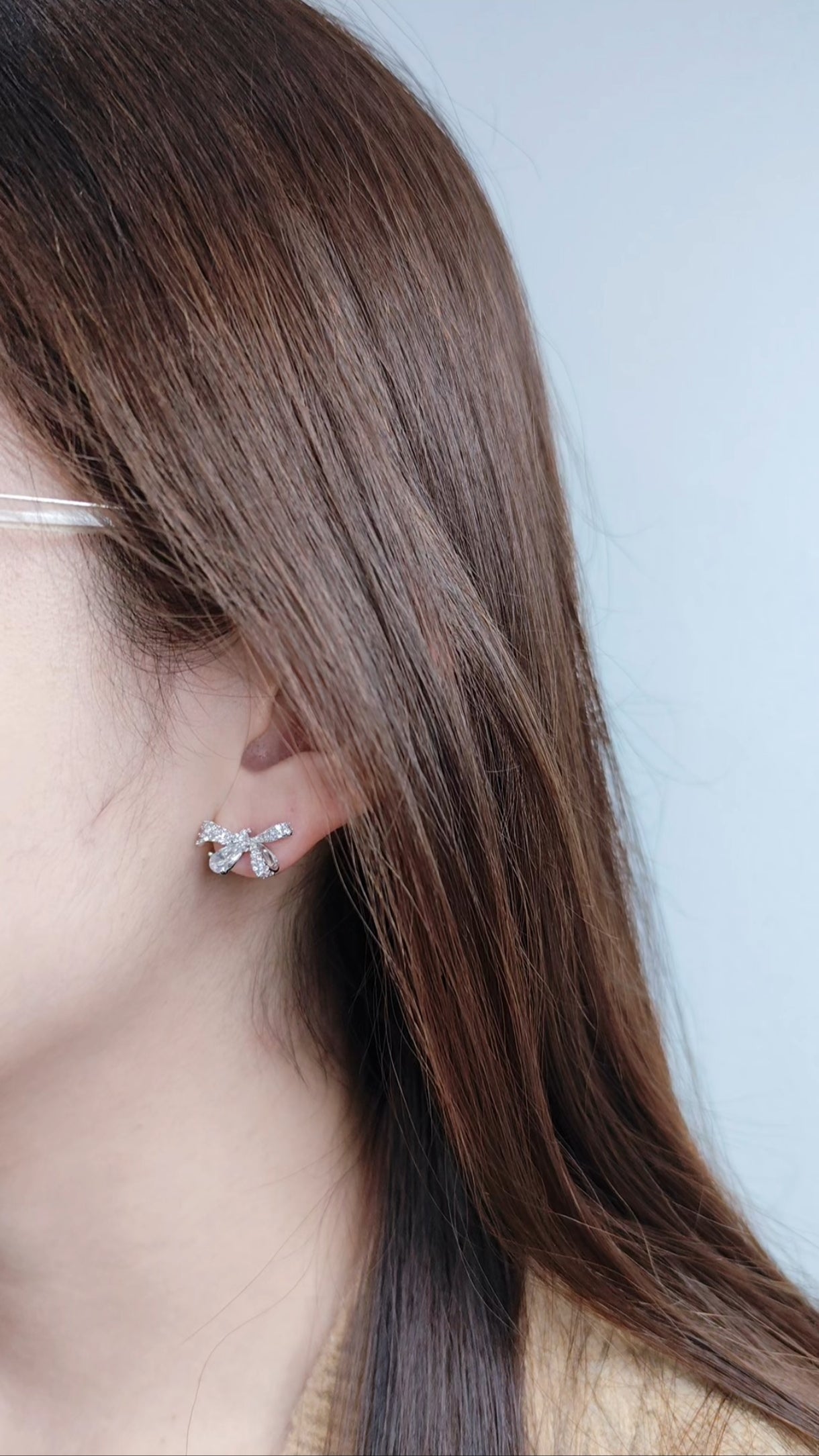 Jasmine Bow Stud Earrings