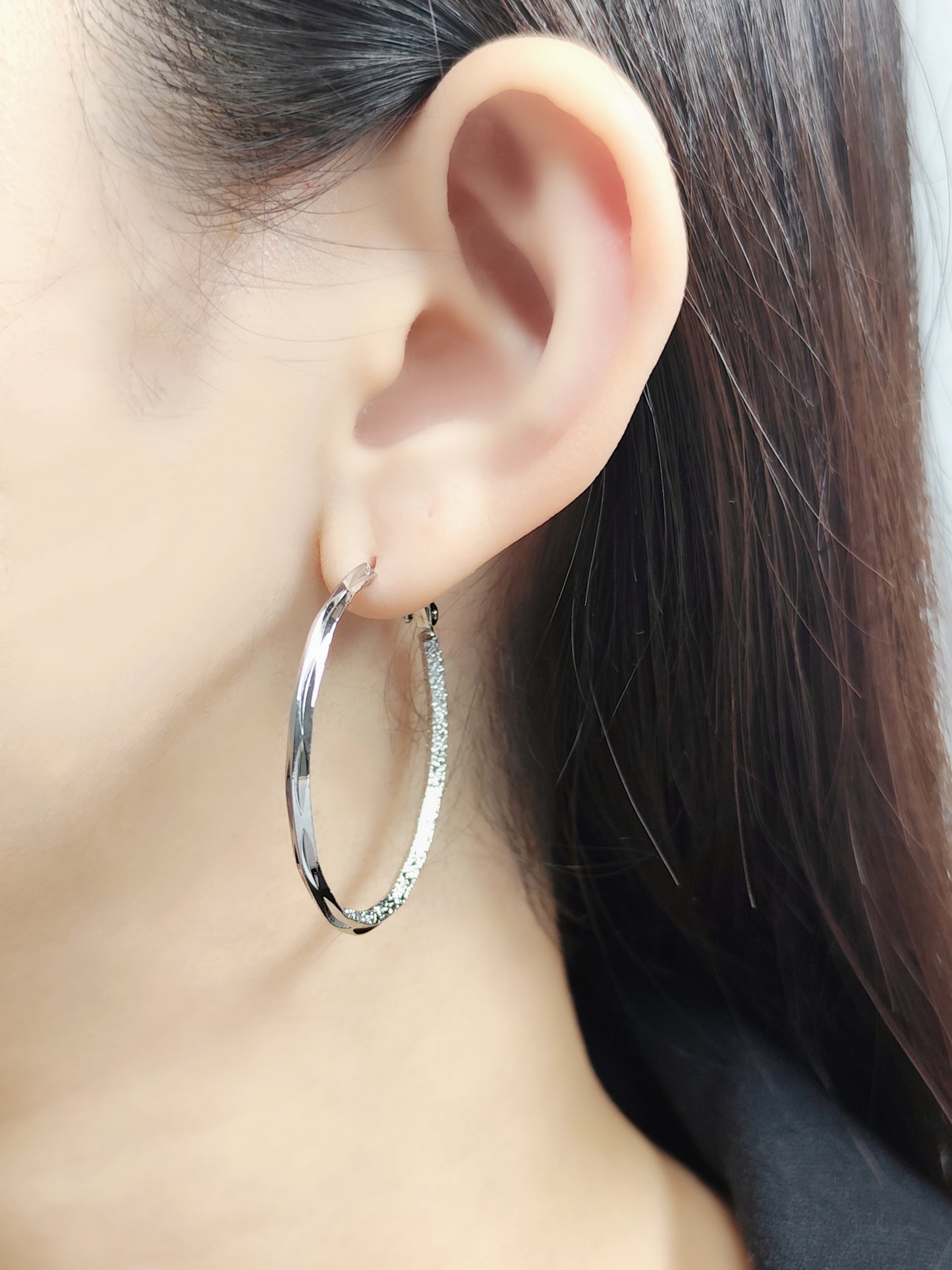 Luxe Hidden Glow Hoop Earrings