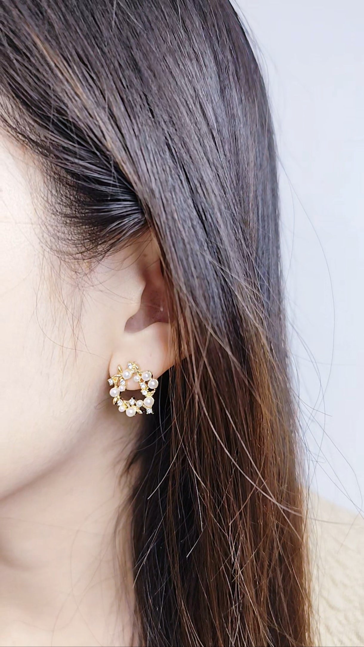 Irene Circle of Grace Stud Earrings