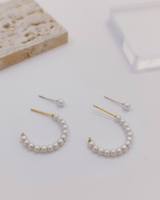 Affordable sterling silver earrings by Charminz – perfect for gifting or wearing daily, with a timeless minimalist design